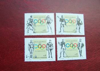 Argentyna 1984 MNH Mi. 1696/99 Sport Olimpiada Los Angeles