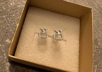 Kolczyk - srebrne jabłko