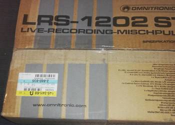 Mikser konsoli Omnitronic LRS-1202ST Liczba kanałów: 6