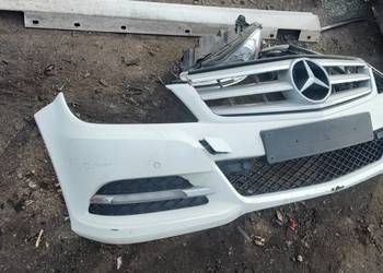 Zderzak przód przedni kompletny z grilem Mercedes w204 lift AMG PDC 149