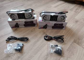 Radio Motocyklowe Głośnikami FM USB SD BLUETOOTH