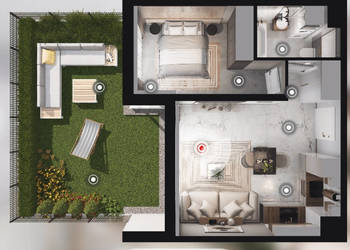 NOWE , PRZYTULNE MIESZKANIE Z OGRÓDKIEM . BLISKO METRA