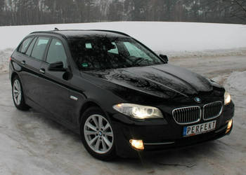 BMW 520 F10 F11 2.0 D 184 KM BiXenon SKÓRA Grzane FOTELE Navi TEMPOMAT Ser…