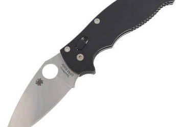 Nóż składany Spyderco Manix 2 Black G10, Satin CPM S30V by Eric Glesser