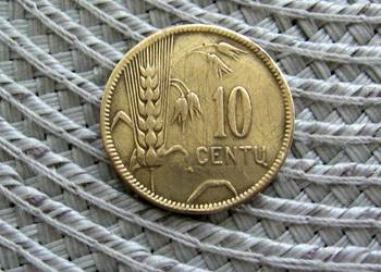 Litwa 10 Cent 1925r