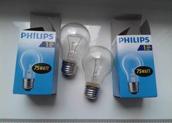 Żarówka wolframowa E27 75W 935lm, Philips w pudełku, kolor przezroczysty, n