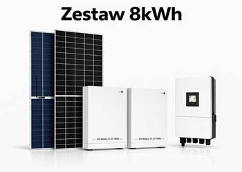 Zestaw budżetowy 8kWh LV (panele, inwerter 3 fazy,2x magazyn 5.12 kWh)