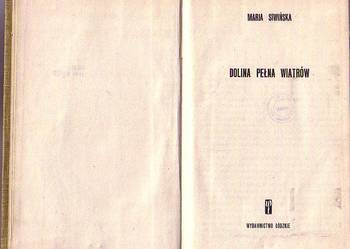 (8899) DOLINA PEŁNA WIATRÓW – MARIA SIWIŃSKA