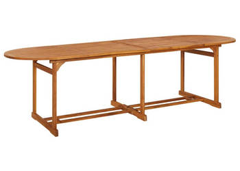 Ogrodowy stół jadalniany 280x90x75 cm lite drewno akacjowe WM-315950