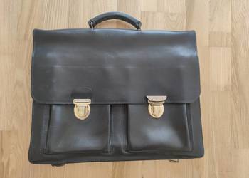 Aktówka teczka skórzana retro