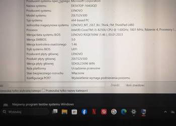 Lenovo ThinkPad L480[Ekran Dotykowy]