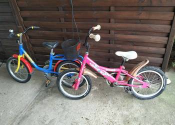 2 rowerki dla dzieci 16 " cena za 2szt.