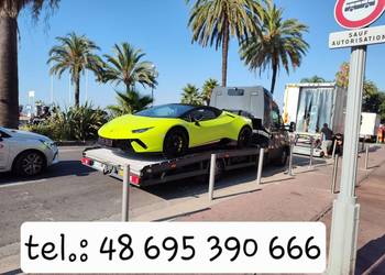 TRANSPORT POJAZDÓW,MASZYN ROLNICZYCH, PORTUGALIA, HISZPANIA FRANCJA!!