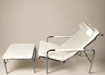 GABRIELE MUCCHI „GENNI” – UNIKATOWY FOTEL / CHAISE LONGUE – BIAŁA SKÓRA