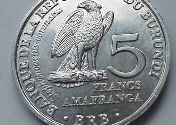 BURUNDI-5 FRANCS-2014 r