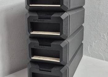 Kultowe Szuflady na Kasety Magnetofonowe POSSO Media Box – Zestaw 4 szt.