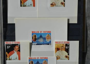 Znaczki. Papieże Paweł VI i Jan Paweł I Wallis  Futuna ** Wydanie Minister