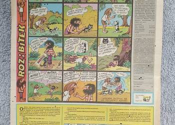Świat Młodych - numer 119/1977 - komiks Henryka Chmielewskiego: Rozbitek