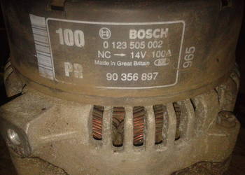 alternator bosh 0123505002 100a opel 1.6 1.8 2.0 16v