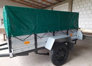 Oryginalna przyczepka RYDWAN 205x130 z plandeką, na resorach ocynkowana