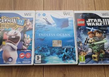 Wii Nintendo 3 gry zestaw Nowe