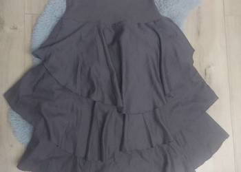 Spódnica Gia La Moda | rozmiar S/M | długa | brązowa | boho