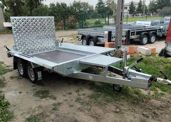 BAU-3 260/2 S 2700kg przyczepa do przewozu koparki minikoparki waleca