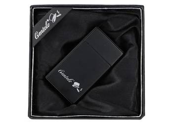 Czarna Zapalniczka Gazowa Żarowa Mocny Niebieski Płomień Gentelo- Czarna