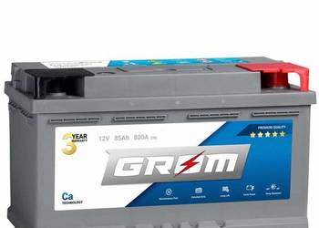 Akumulator 85Ah 800A GROM Premium - SOSNOWIEC Akumulator 85Ah 800A GROM Premium - SOSNOWIEC