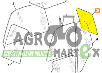 827/80224, 827-80224 SZYBA TYLNA 750x860 JCB