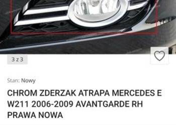 Ramki mercedes E 211