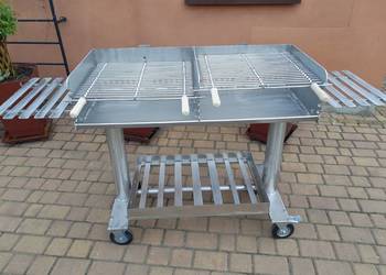 Gastronomiczny grill cateringowy!! nierdzewny!5 mm