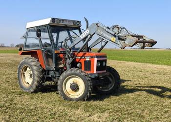 Ciągnik Zetor 5245 z turem 3 sekcyjnym i łyżką w bardzo dobrym stanie 6245