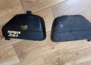 Boczki orginalne plastikowe WSK czarne