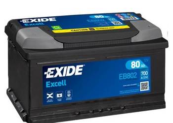 Akumulator 80Ah Exide Excell 700A EB802 Chopina 1 DARMOWA DOSTAWA