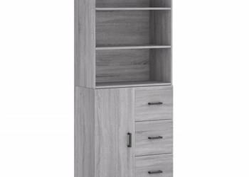 Witrynka szary dąb sonoma 695x34x180cm materiał drewnopochodny WM-3189451