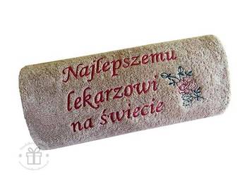 Prezent dla Lekarza Pielęgniarki PODZIĘKOWANIE ręcznik napis