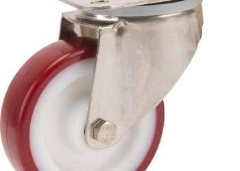 Koła skrętne ze stali nierdzewnej z powierzchnią z tworzywa sztucznego 847…