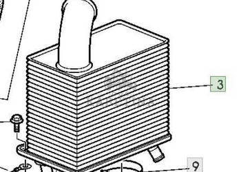 John Deere 6068HLA73 6820 6920 6920S Chłodnica Końcowa CZĘŚCI AL156587