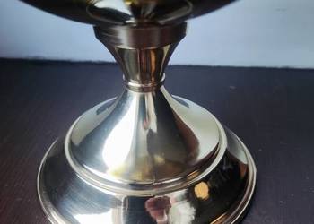 Stara francuska szklana stołowa lampa naftowa, nr 341