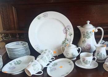 Półmisek Carl Tielsch. Syg. C. T. Altwasser Germany. Hortensje Półmisek Carl Tielsch. Syg. C. T. Altwasser Germany. Hortensje