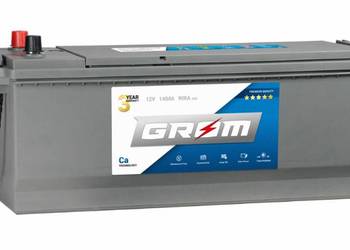 Akumulator 140Ah 900A EN GROM Premium LEWY PLUS