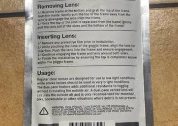 100 PROCENT RC2/AC2/ST2 REPLACEMENT LENS - MIRROR RED SZYBKA DO GOGLI