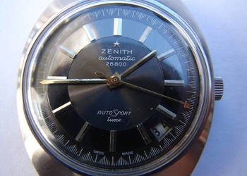 Vintage Zenith AutoSport Luxe 28800 – Sprawny Cal. 2562PC – Rzadka tarcza