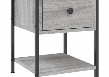 Stoliki nocne 2 szt. szary dąb sonoma 34x355x45 cm WM-825860