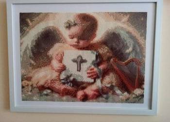 Chrzest,komunia św. - haft diamentowy