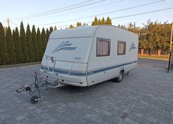 Przyczepa Kempingowa WILK 490 z Niemiec / Przedsionek / Bagażnik rowerowy