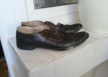 Włoskie buty ''Hand Made'' 38/39 rozm. kol. czarny