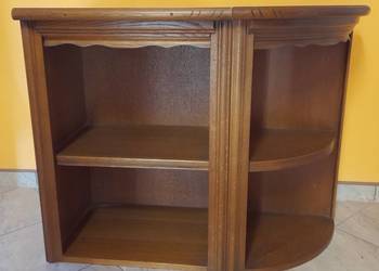 Dwa solidne dębowe regały /szafki wiszące lub stojące