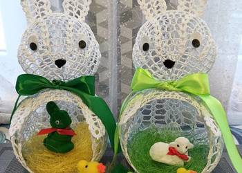 Zając Wielkanocny na szydełku